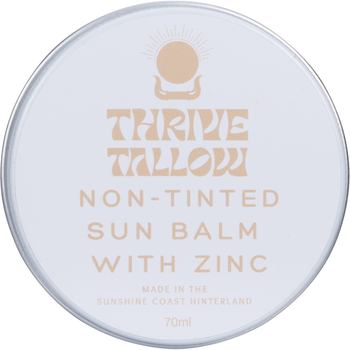 Thrive Tallow- Non Tinted Sun Balm with Zinc-70ml