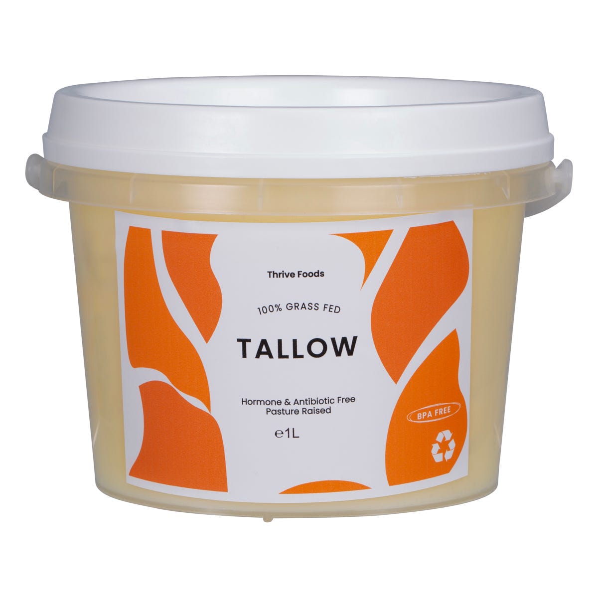 Thrive Tallow- 100% Grass Fed Tallow-1L
