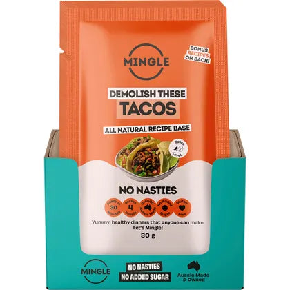 Mingle- Tacos All Natural Recipe Base-12x30g