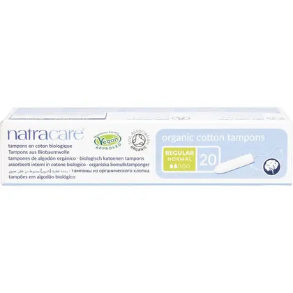 Natracare- Tampons (Non-Applicator) Regular-20pk
