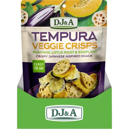 DJ&A- Tempura Veggie Crisps-9x70g