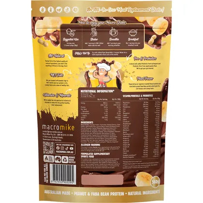MACRO MIKE- The Macro Shake Meal Replacement PB Chocolate Banana-560g
