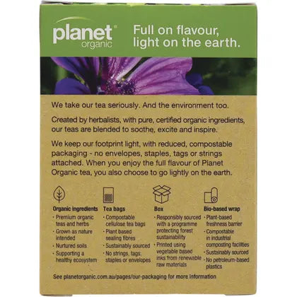 Planet Organic- Throat Calm Herbal Tea Bags-25pk