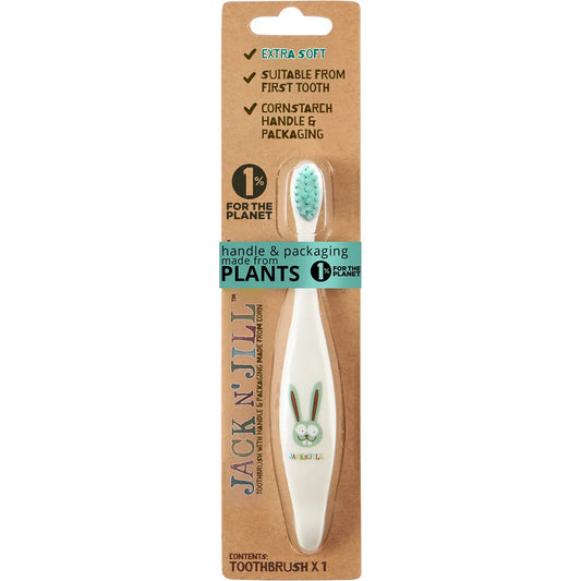 Jack N' Jill- Toothbrush Children Bunny Biodegradable-x8