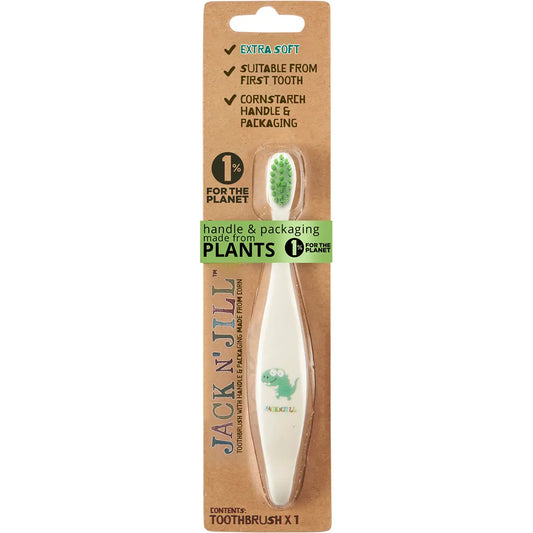 Jack N' Jill- Toothbrush Children Dino Biodegradable-x8