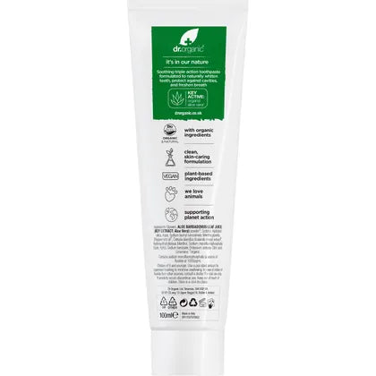 Dr. Organic- Toothpaste Aloe Vera-100ml
