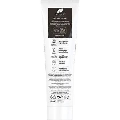 Dr. Organic- Toothpaste Charcoal Whitening-100ml