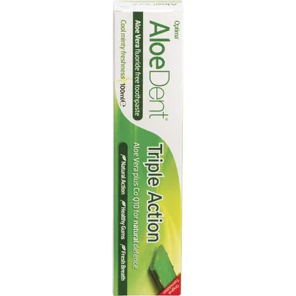 Aloe Dent- Toothpaste Fluoride Free Triple Action-100ml