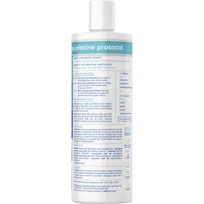 Essential Oxygen- Toothpaste/Mouthwash Brushing Rinse Peppermint-473ml