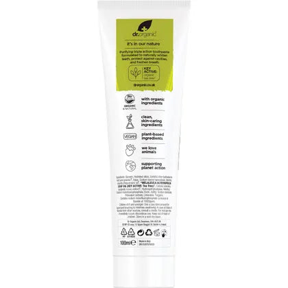Dr. Organic- Toothpaste Tea Tree-100ml