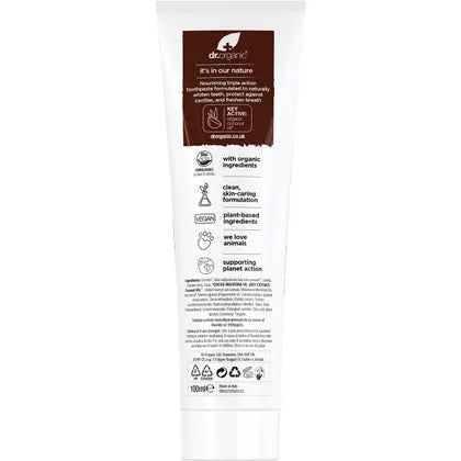 Toothpaste Dr. Organic- Toothpaste Whitening Coconut Oil-100ml Coconut Oil