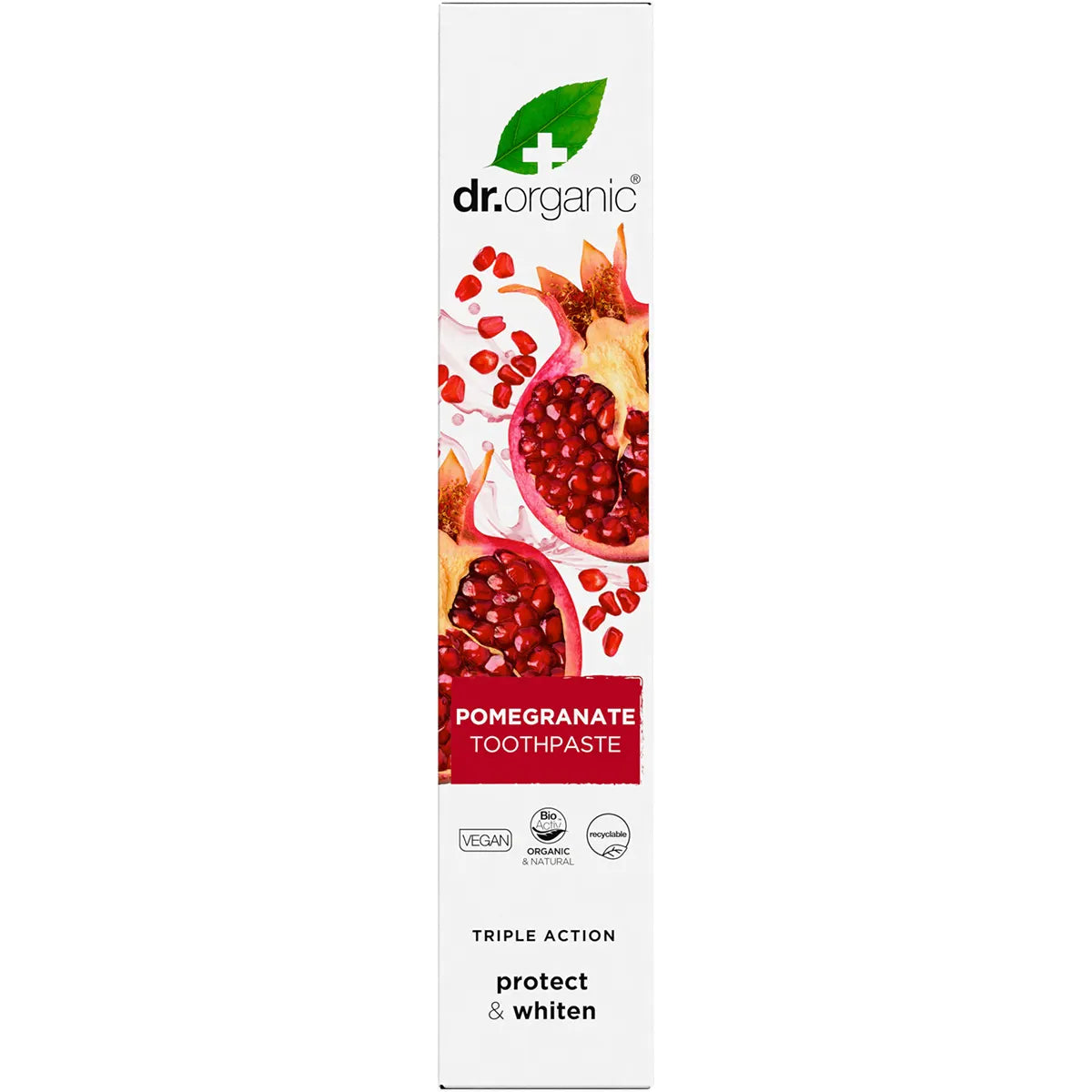 Dr. Organic- Toothpaste Whitening Organic Pomegranate-100ml