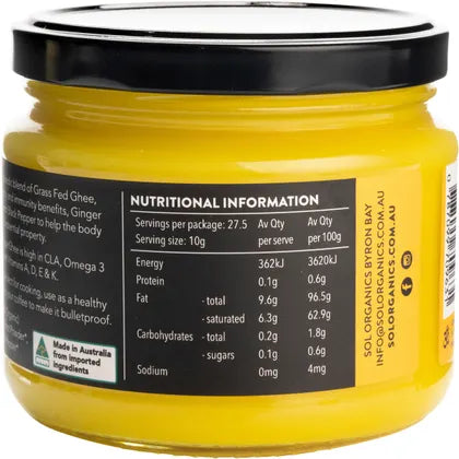 Sol Organics- Turmeric Super Ghee-275g