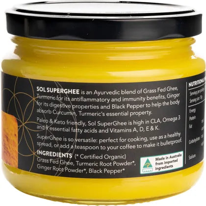 Sol Organics- Turmeric Super Ghee-275g