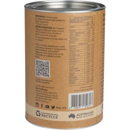 Eden Healthfoods- Ultimate Protein Sprouted Brown Rice Natural-1kg