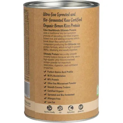 Eden Healthfoods- Ultimate Protein Sprouted Brown Rice Natural-400g