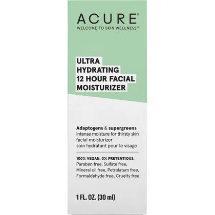 ACURE- Ultra Hydrating 12 Hour Facial Moisturizer-30ml
