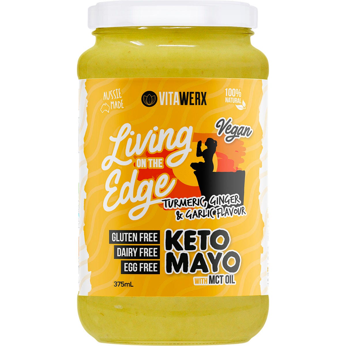 Vitawerx- Keto Mayo Living On The Edge Turmeric, Ginger & Garlic-375ml