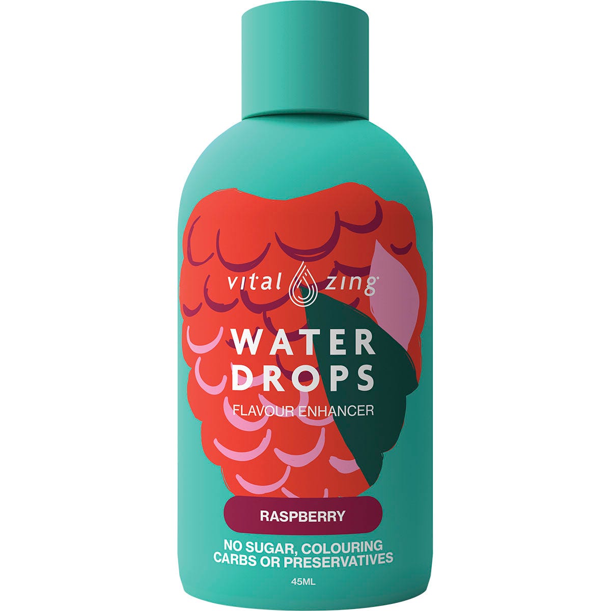 Vital Zing- Water Drops Raspberry-45ml