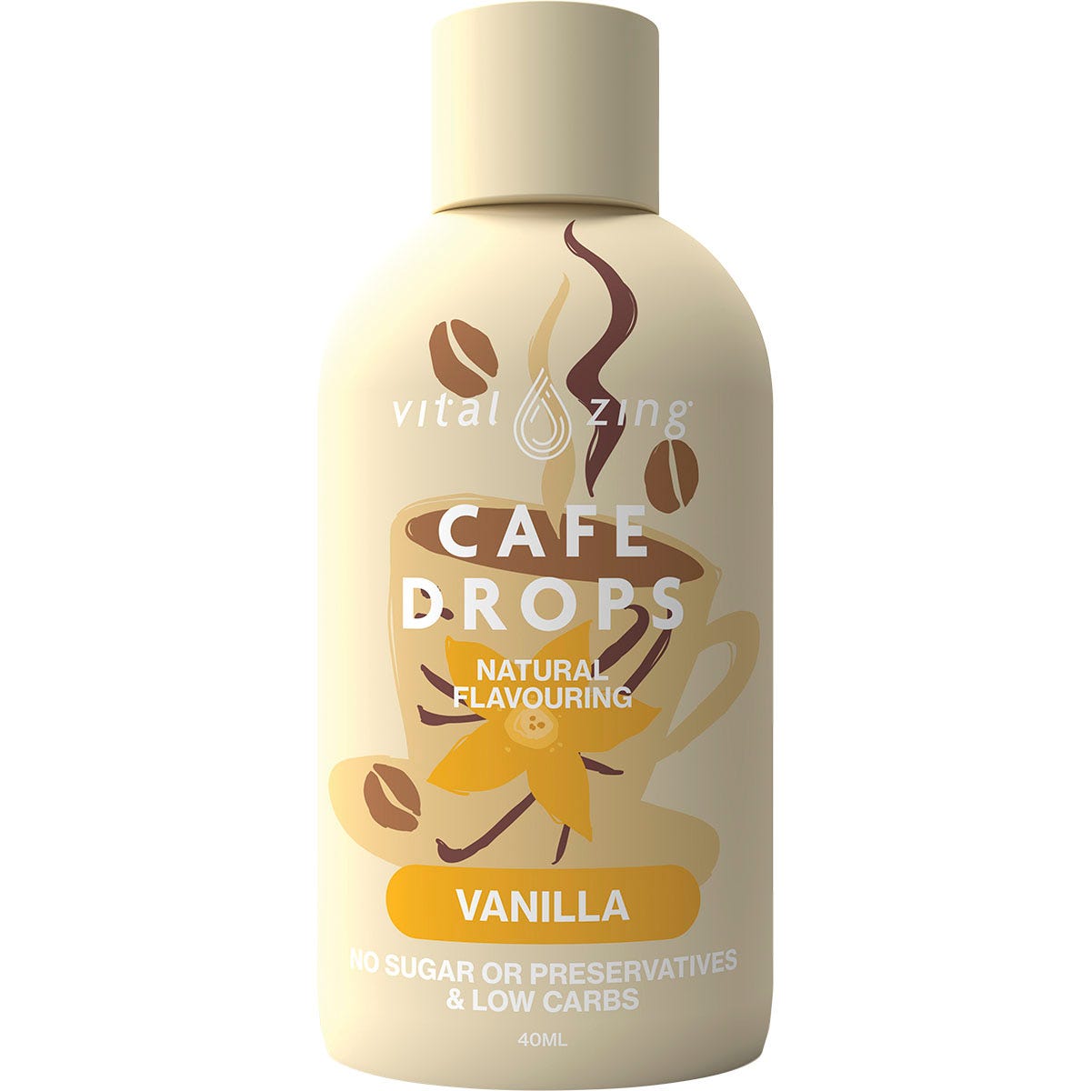 Vital Zing- Café Drops Vanilla-40ml