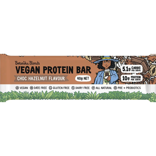Botanika Blends- Vegan Protein Bars Choc Hazelnut-12x40g