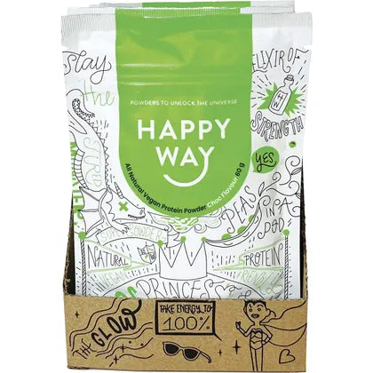 Happy Way- Vegan Protein Powder Chocolate-6x60g