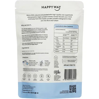 Happy Way- Vegan Protein Powder Flavourless-500g