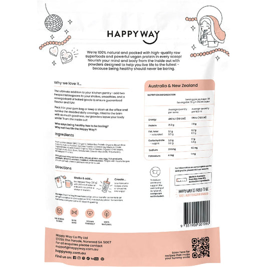 Happy Way- Vegan Protein Powder Vanilla-1kg