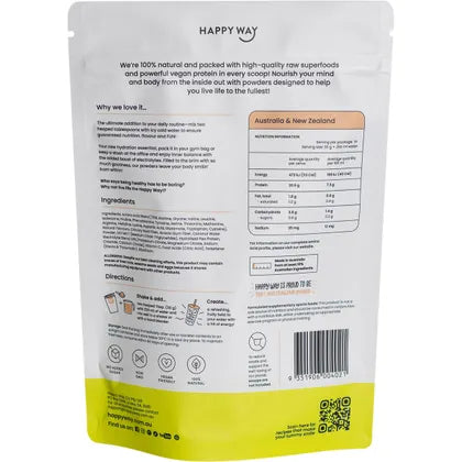 Happy Way- Vegan Protein Water Apple Peach-420g