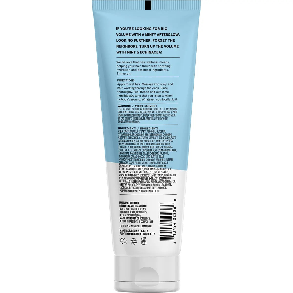 ACURE- Vivacious Volume Shampoo Mint-236.5ml