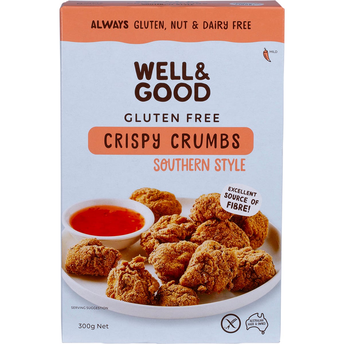 Well & Good- Crispy Crumbs Southern Style-300g