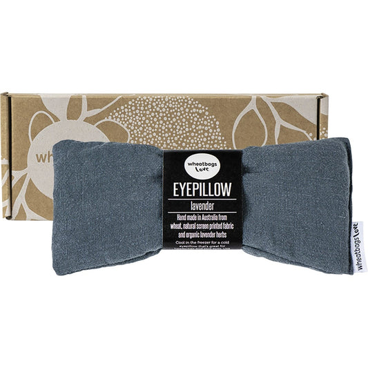 Wheatbags Love- Eyepillow Luxe Linen Slate Lavender Scented