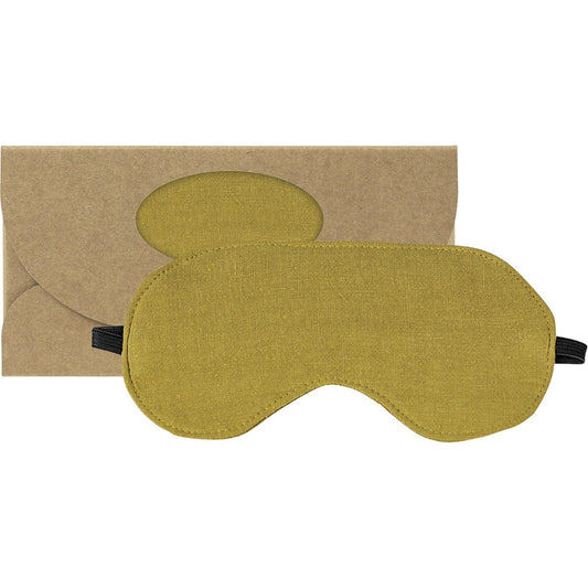 Wheatbags Love- Eye Mask Luxe Linen Pistachio