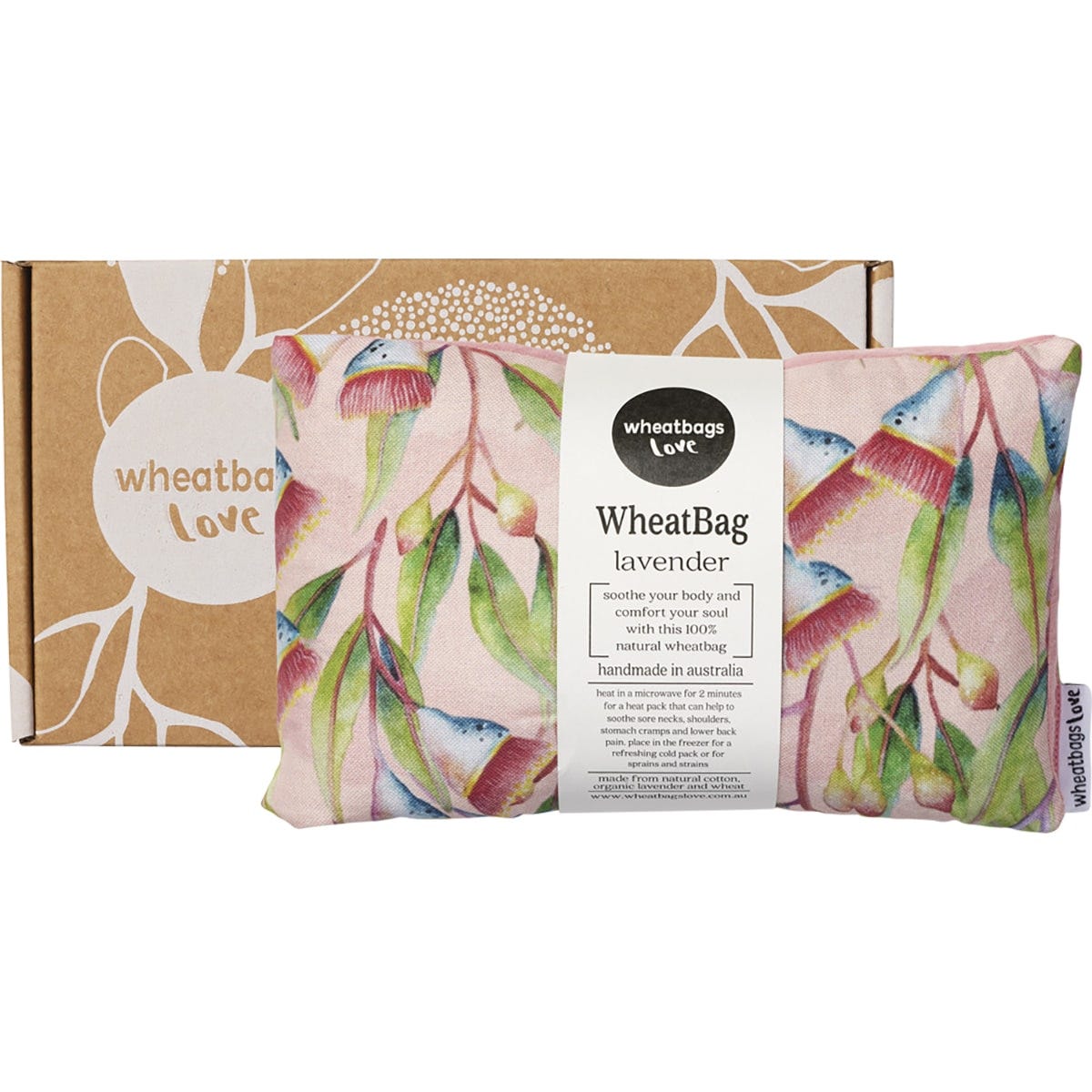 Wheatbags Love- Wheatbag Gum Blossom Lavender Scented
