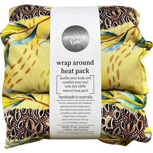 Wheatbags Love- Wrap Around Heat/Cold Pack Banksia Pod