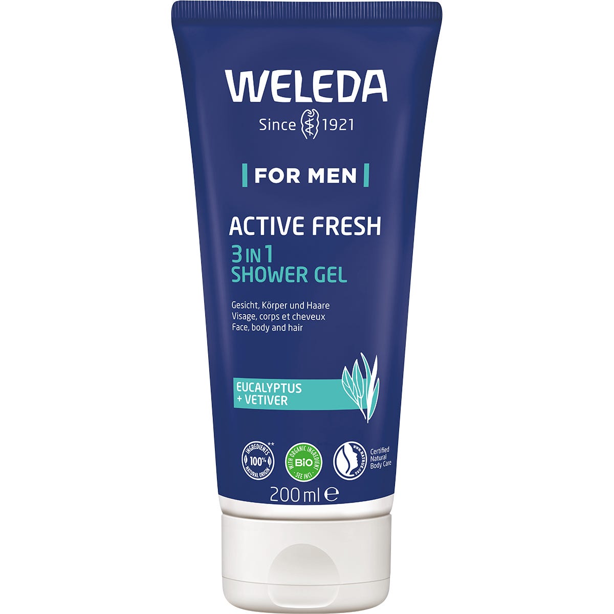Weleda- Active Fresh 3 in 1 Shower Gel Men-200ml