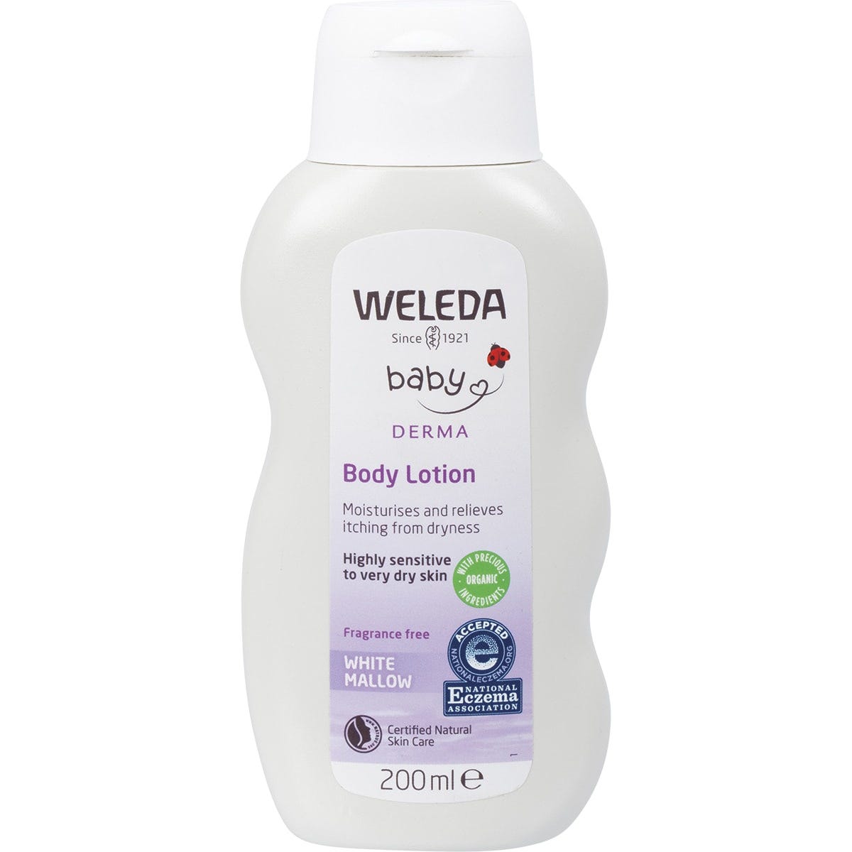 Weleda- Baby Derma Body Lotion White Mallow Fragrance Free-200ml