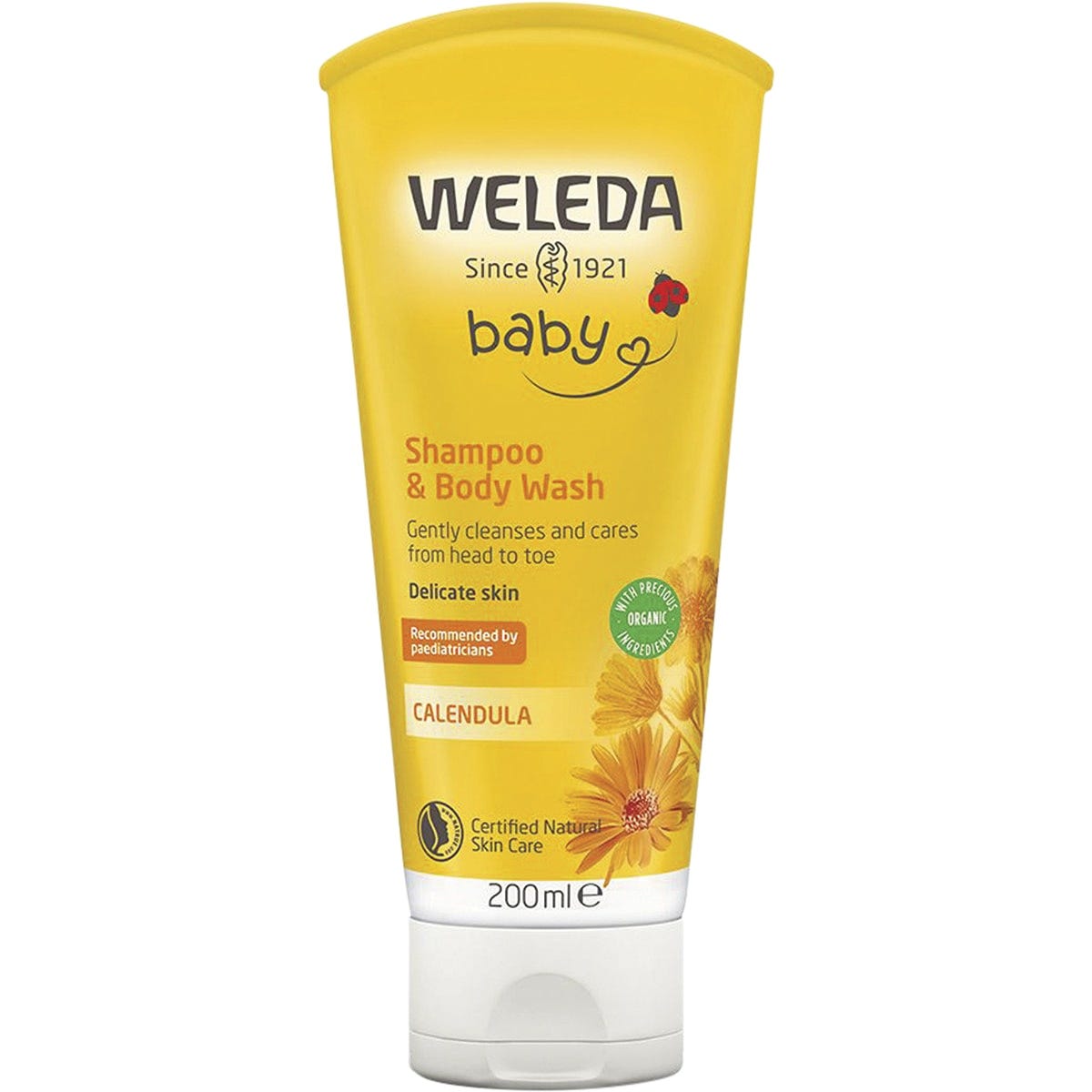 Weleda- Calendula Shampoo & Body Wash Baby-200ml