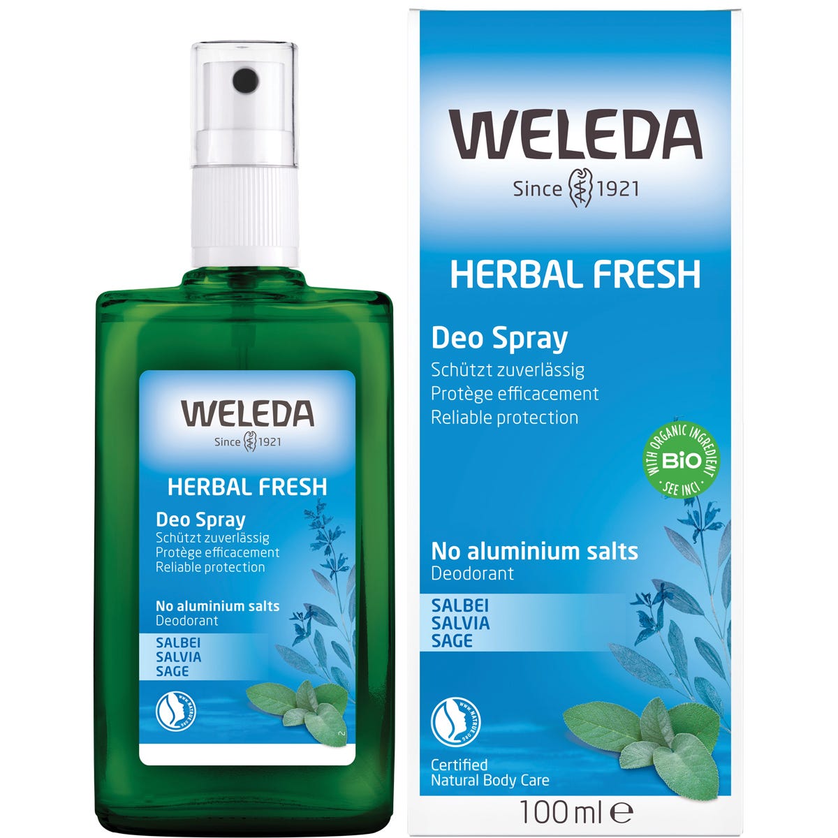 Weleda- Deo Spray Herbal Fresh Sage-100ml