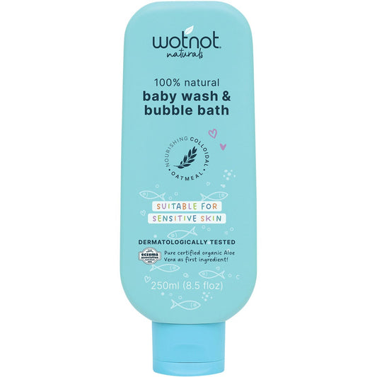 Wotnot- Baby Wash & Bubble Bath Suitable For Sensitive Skin-250ml