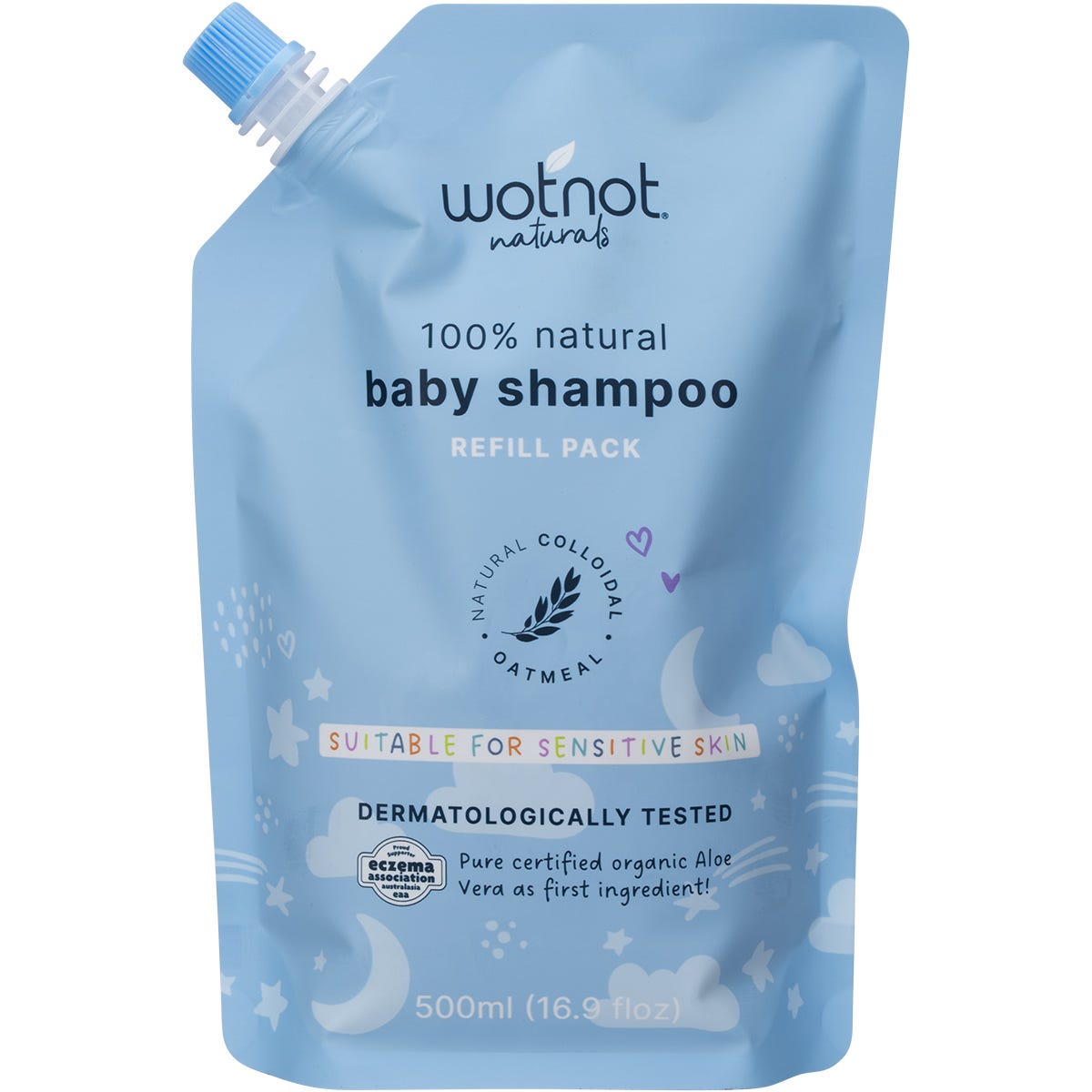 Wotnot- Baby Shampoo Refill Pack Suitable For Sensitive Skin-500ml