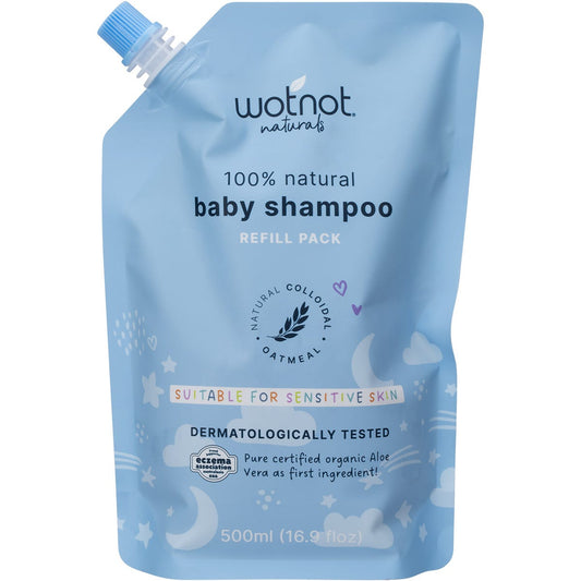 Wotnot- Baby Shampoo Refill Pack Suitable For Sensitive Skin-500ml
