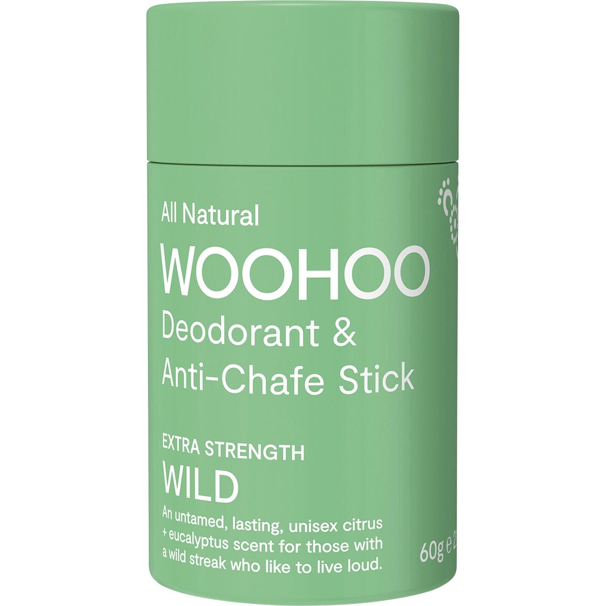 Woohoo Body- Deodorant Stick Wild Extra Strength-60g