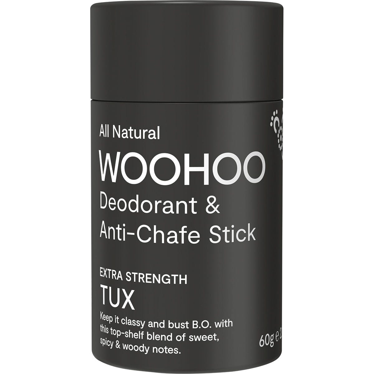 Woohoo Body- Deodorant Stick Tux Extra Strength-60g