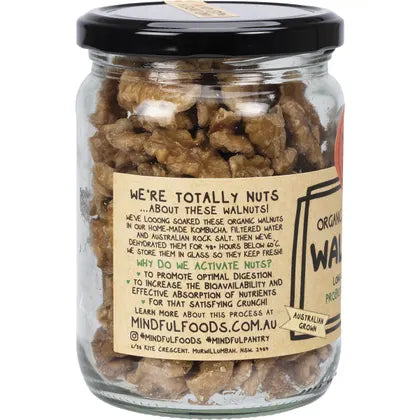 Mindful Foods- Walnuts Organic & Activated-200g