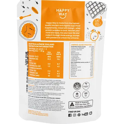 Happy Way- Whey Protein Powder Chocolate-6x60g