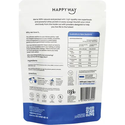 Happy Way- Whey Protein Powder Flavourless-500g