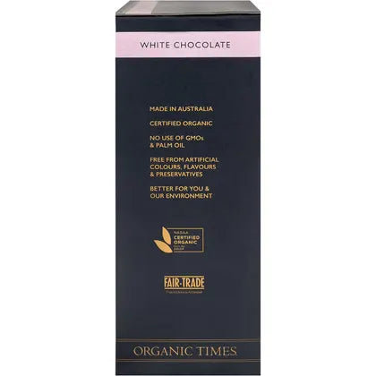 Organic Times- White Chocolate Strawberries-100g