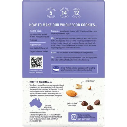 Mt. Elephant- Wholefood Cookie Mix Double Choc-375g