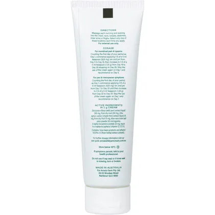 Anna's- Wild Yam Cream Menstrual & Menopausal Symptoms-100g